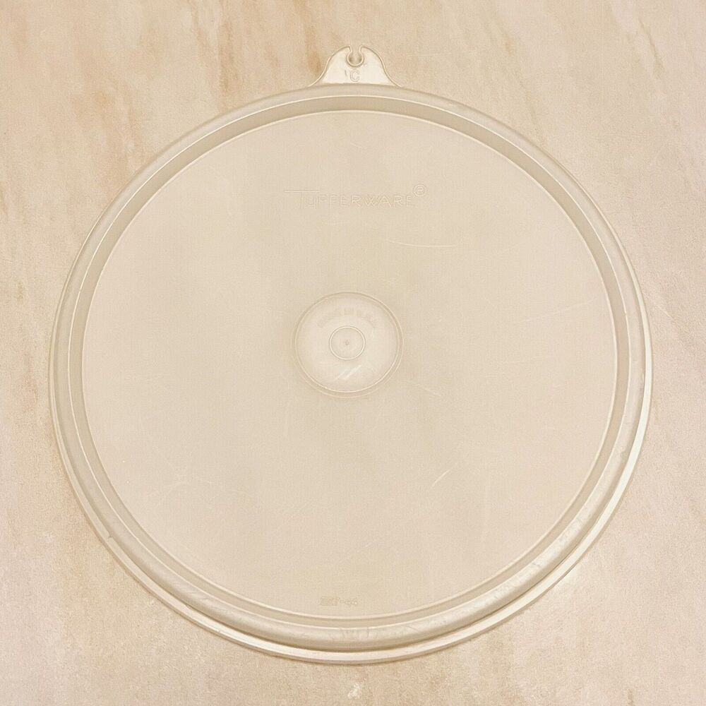 Vintage Tupperware #227 Round Sheer Replacement Lid ONLY 6.25” Made In USA